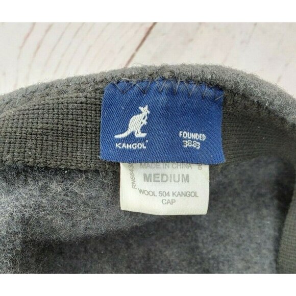 Kangol 504 Flat Cap – 100% Pure Wool, Grey, Size Medium, Made in England (EUC) - Picture 7 of 8